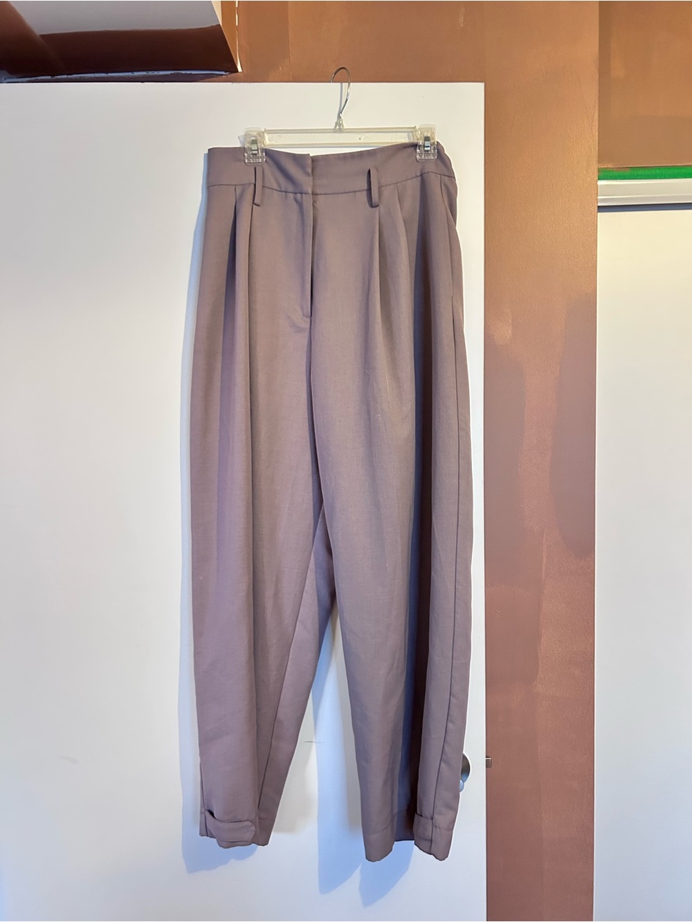 ASOS Lavender, High-Waisted Tapered Trousers